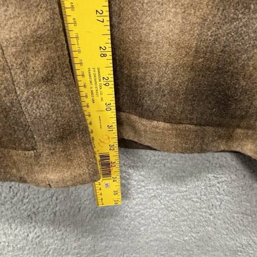 Powder River Outfitters Mens Plaid Wool Jacket 2XL Brown Western Country New - Picture 8 of 8