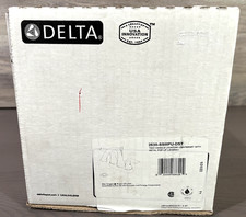 Delta 2538-SSMPU-DST Lahara 4" 2-Handle Bathroom Faucet with Drain in Stainless