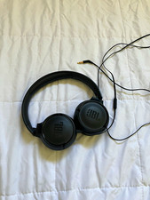 JBL TUNE 500 On-Ear Wired Headphones 3.5mm Black w/ Mic 1.2m 32mm