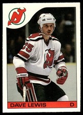 1985-86 O-Pee-Chee Dave Lewis #66 VIEW SCAN