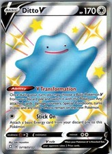 Ditto V SV118/SV122 Shiny Holo Rare Shining Fates: Shiny Vault NM on eBay