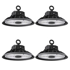 4 Pack 150w240w300w Ufo Led High Bay Light Adjustable Wattage Ac120-277v