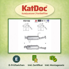 ✅ Ruß-Partikelfilter  Mitsubishi Pajero 4, 3.2,DI-D/TD,118/125/140/147kW, Euro 5