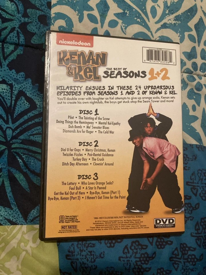 Kenan & Kel DVD The Best of Seasons 1 & 2 3-Disc Set Nickelodeon Foto 2 de 4