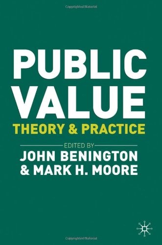 Public Value: Theory and Practice,Professor John Benington, Mark