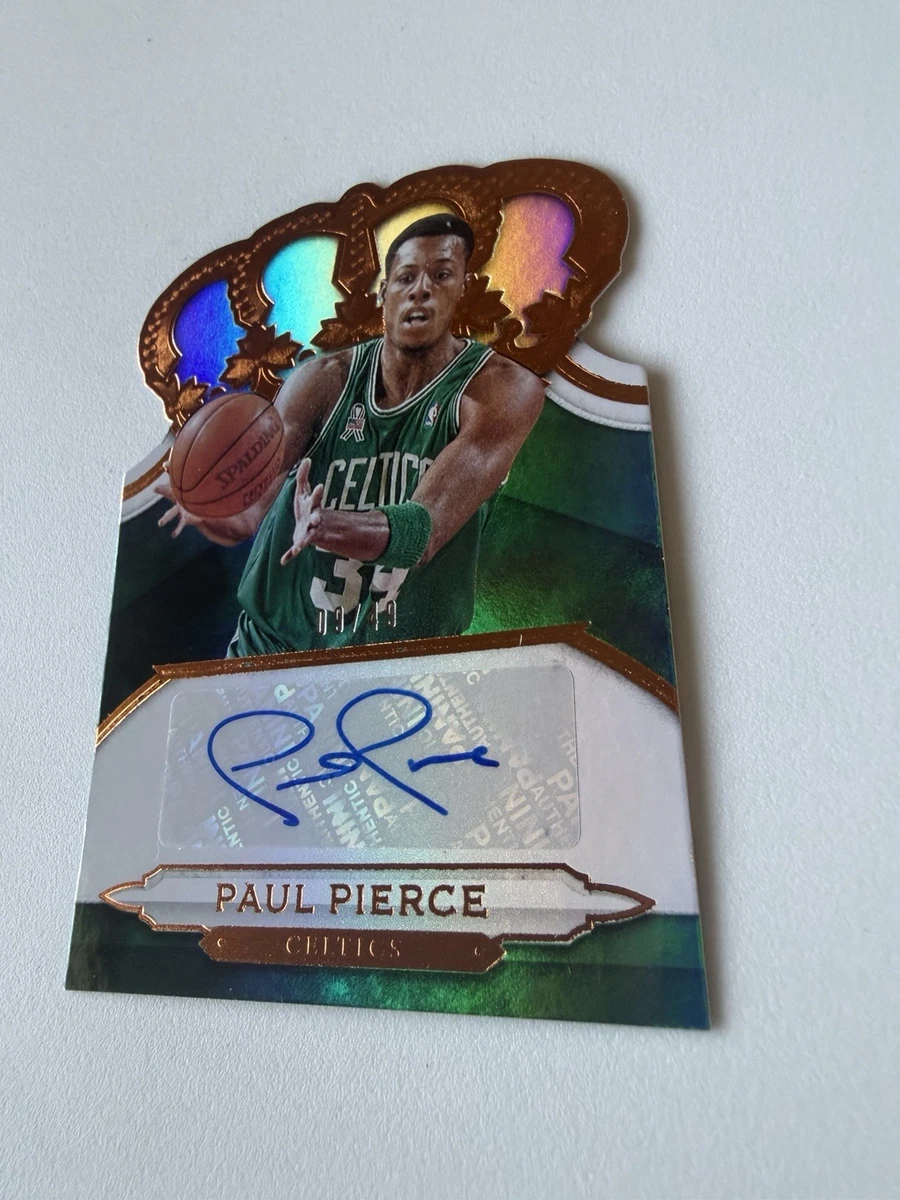 Panini Paul Pierce Basketball Autographed Sports Trading Cards