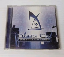 Deus Ex Game of the Year Edition PC 2001 With Soundtrack 2 Disc Set