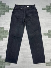 Vintage Levis 550 Jeans Mens 32 Black Denim Logo Relaxed Fit 30x31
