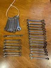 Vintage CRAFTSMAN 22-pc & OXWALL 24-pc Ignition Wrench Sets, SAE-MM, USA