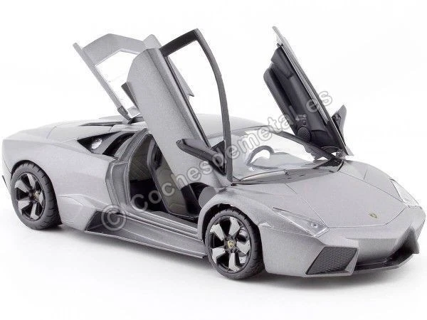 2008 Lamborghini Reventon Gris Gunmetal 1:24 Rastar 34800 - Imagen 3 de 4