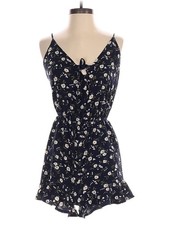 Everly Women Blue Romper S