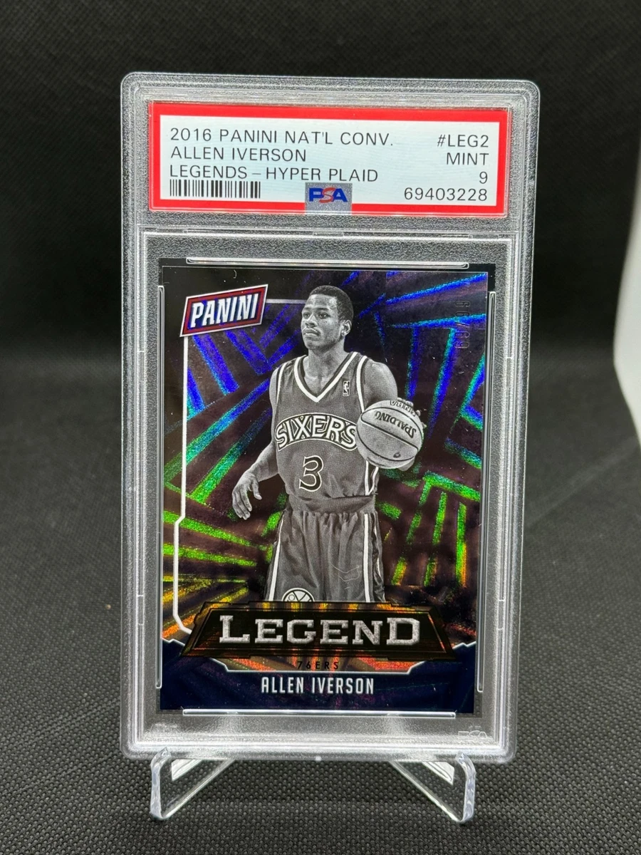 Panini Allen Iverson Basketball Serial Numbered Sports Trading