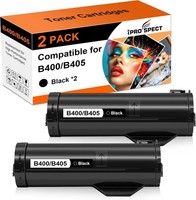 2x B400 B405 Xerox Compatible Black Toner Cartridges 106R03584 R03580 R03582
