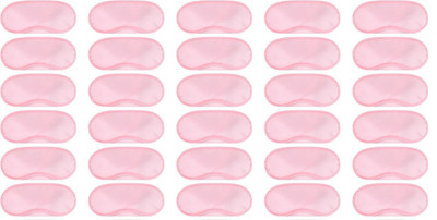 NEW 30 Pieces Blindfold Sleep Bulk Eye Mask Shade Cover 30 COUNT LIGHT PINK #584