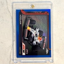 2025 Topps Chrome Formula 1 F1 #84 Isack Hadjar Blue Refractor Rookie Rc /150