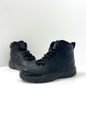 Pre-School NIKE MANOA LEATHER PS Boot BLACK (BQ5373 001) Size 13C PS