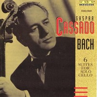 Gaspar Cassado - Bach - 6 Suites For Solo Cello - Cd - G3Z