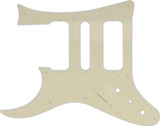 WD Custom Pickguard For Left Hand Ibanez 8 String TAM10 #55S Parchment Solid