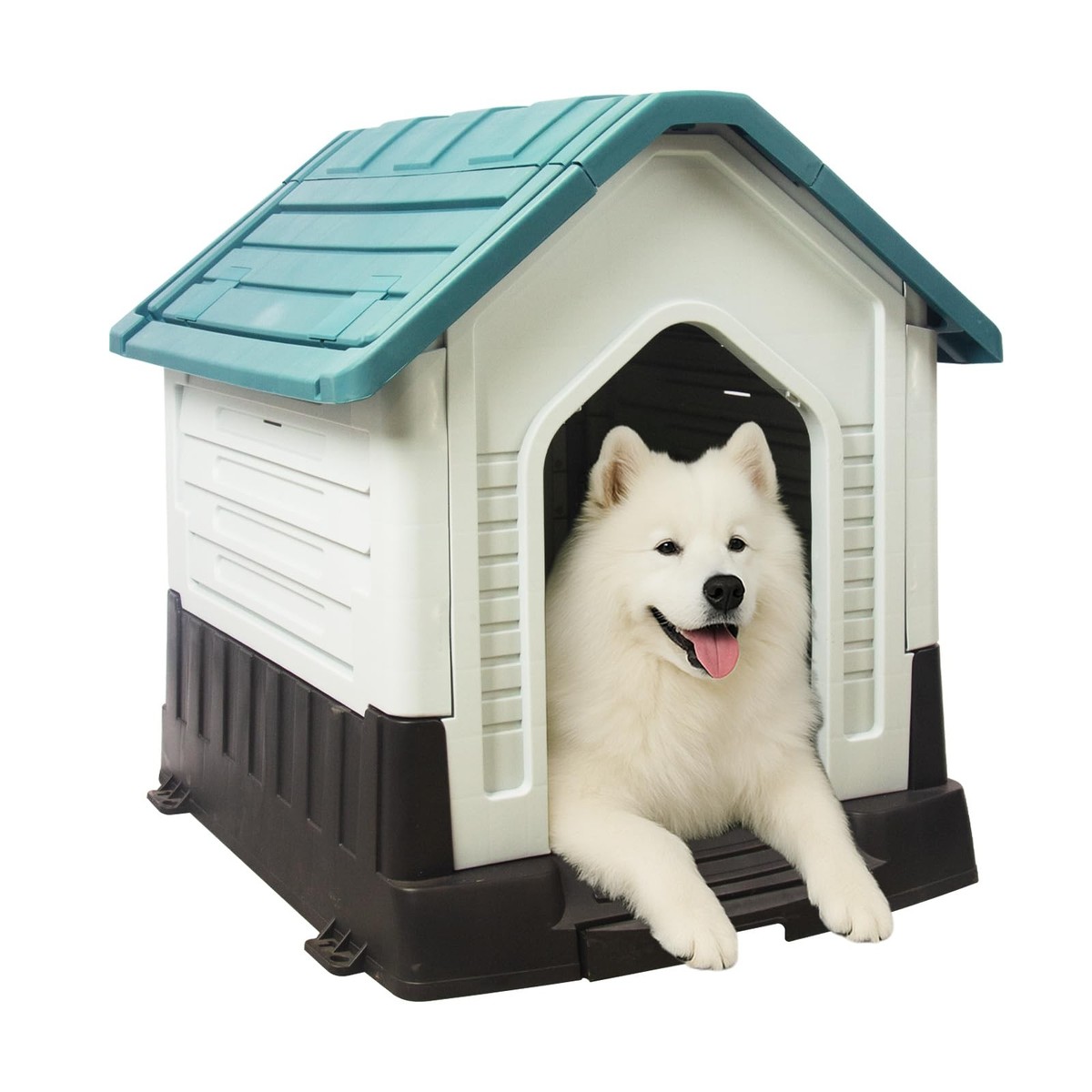 Dog House Indoor Outdoor Durable Waterproof Pet Plastic Dog House