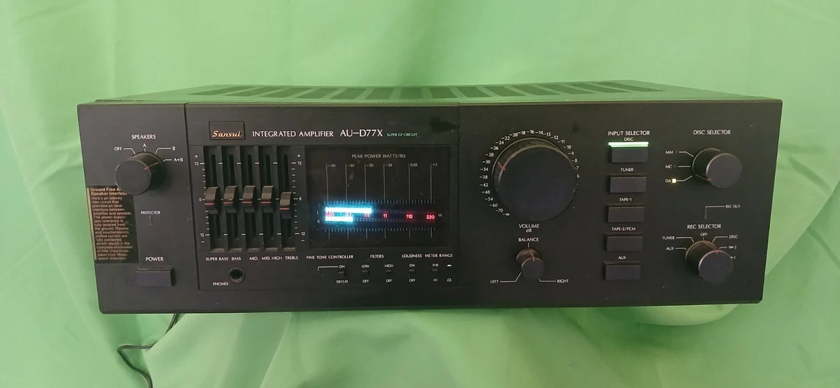 Sansui AU Integrated Amplifier Indiana Vintage Amplifiers & Tube