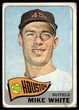 1965 Topps Mike White (MK) Houston Colt .45s #31