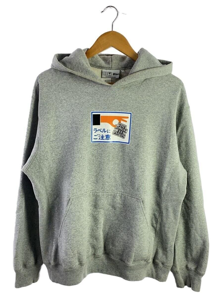 *国内完売アイテム* BlackEyePatch Label Caution Hoodie Blackeyepatch Hoodie Label Caution L Cotton Gray Used | eBay