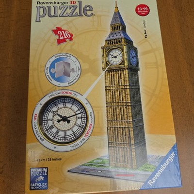 Ravensburger 3D Puzzle | Big Ben London | 216 Teile | mit echter Uhr | sealed |
