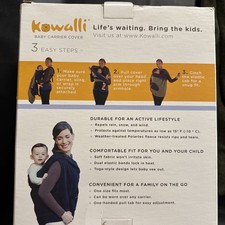 KOWALLI BABY CARRIER COVER Olive Chocolate Heather  Cover not a Carrier