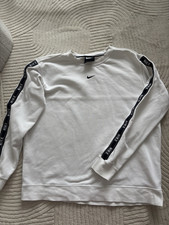 Nike Damen Sweatshirt Pullover Weiß/Schwarz ...