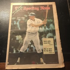 MAY 2,1970-THE SPORTING NEWS-RUSTY STAUB MONTREAL EXPOS & STAUB METS PIN UP