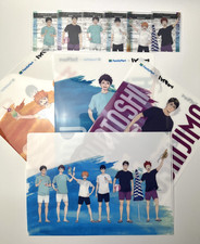 Haikyuu Family Mart Clear File Set of 4 Clear Card Set of 6 Japan Exclusive