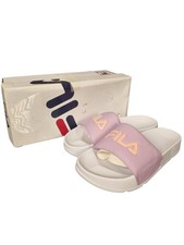 FILA Drifter W' Oorchid White/Pink Slider Sandals, Size 3, NWB RRP �20