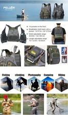 Fishing Buoyancy Vest   Adjustable Sizing for Comfortable Fishing Trips