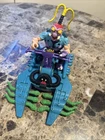 Vintage 1989 TMNT Footski Vehicle & 1990 Scumbag Figure Free Shipping