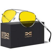 LUENX Aviator Sunglasses for Men Women Polarized Driving Classic Shades - UV ...