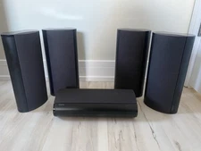 Onkoyo 5 Speaker And Surround Sound Set Models SKF 640F x2 SKM 640S x 2 SKC 640C