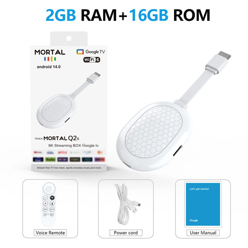 Mortal Android 14.0 BT5.X 4k Smart TV Stick Q2 Ultra Allwinner H313 2GB RAM 16GB - Bild 8 von 15