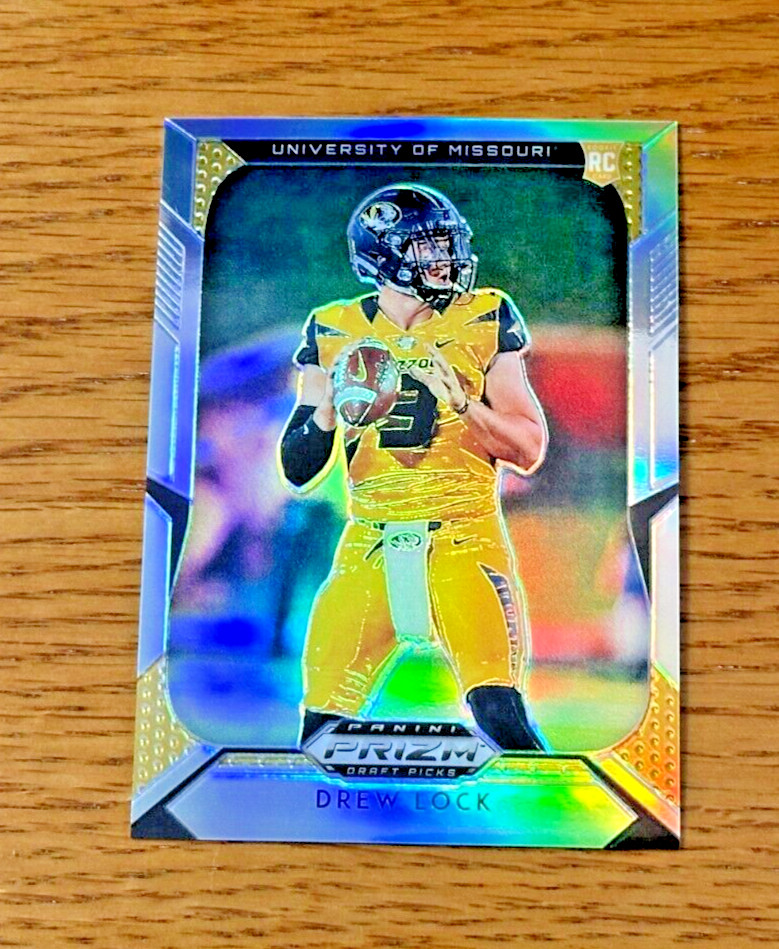 DREW LOCK 2019 Panini Prizm Draft Picks #110 Rookie RC Silver Prizm