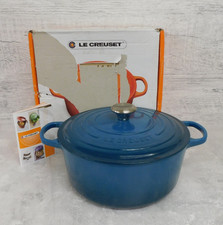 Le Creuset Signature Cast Iron 7.25 Quart Dutch Oven,  Deep Teal  *NEW*