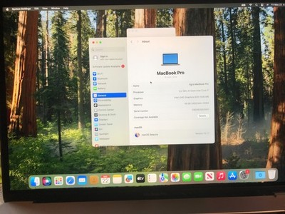Apple MacBook Pro A1990 15.4 2018 i7 2.2GHz 16GB 256GB Gray Bad Screen #136
