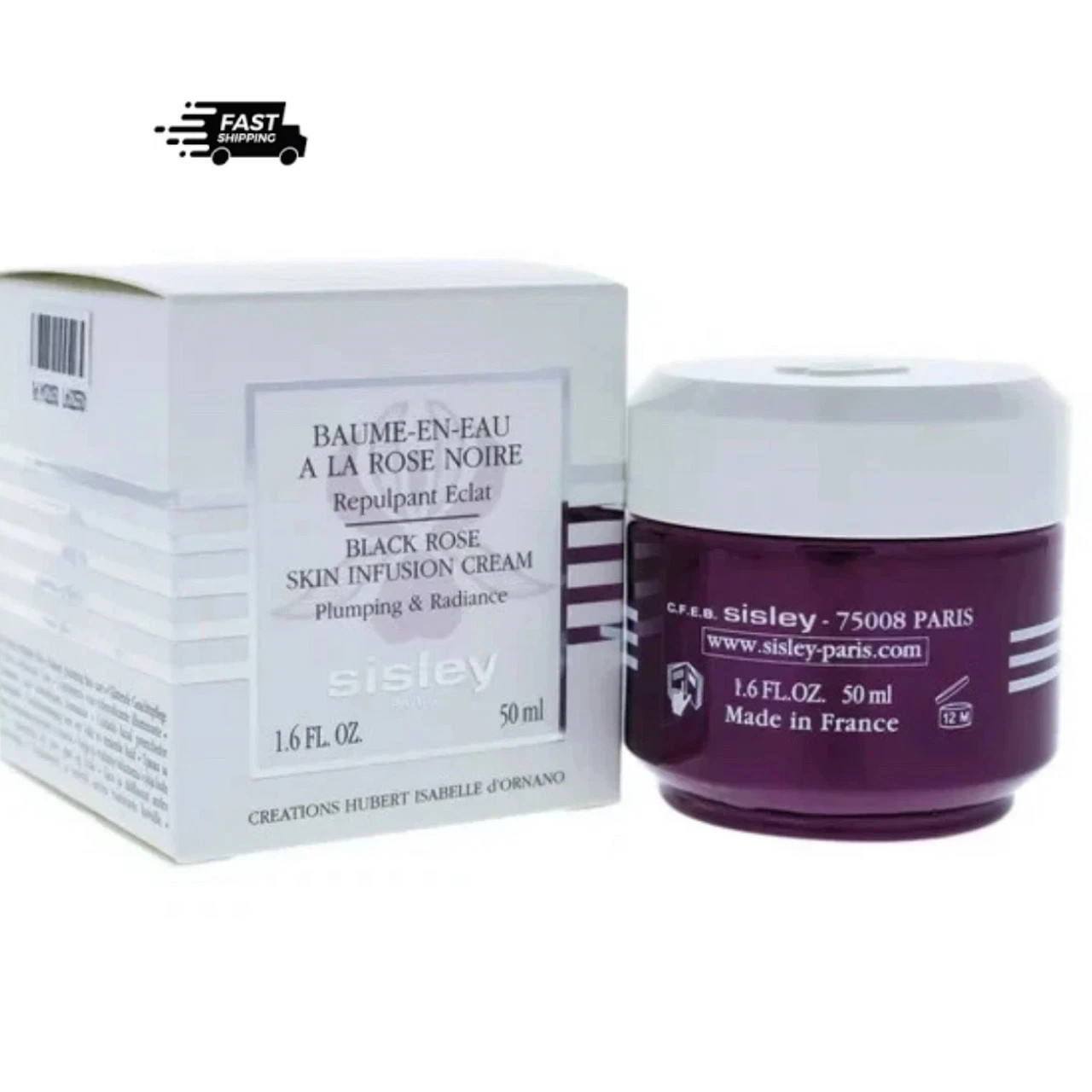 Sisley Black Rose Skin Infusion Cream 1.6oz/50mL New In Sealed Box
