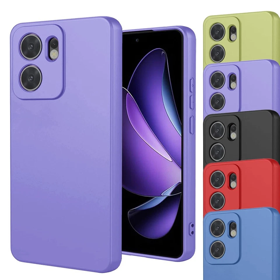 For OPPO Reno 13 FS 5G Case Slim Liquid Silicone Shockproof Gel Phone Cover