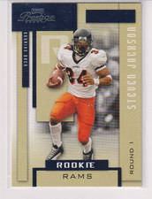 Steven Jackson 2004 Prestige Football Rookie Card # 169 Rams $1.00 Shipping. rookie card picture