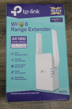 NEW TP-LINK 0153600906 AX1800 MESH DUAL BAND RANGE EXTENDER RE605X