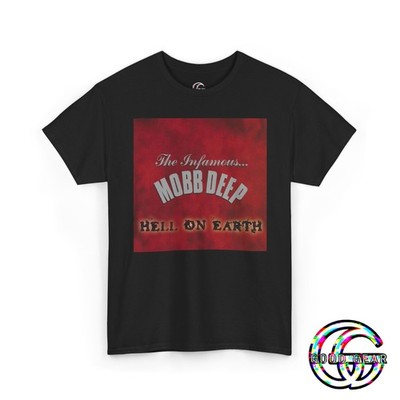 Mobb Deep Hell On Earth T-Shirt For Men & Women, 90s Hip Hop Album Cover Tee