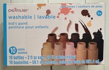 CREATOLOGY KIDS Washable Paint Set SKIN TONES 10 BOTTLES - GREAT PRICE