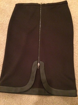 bar III Womens Black Skirt Leatherlike Trim Size L On Line bar III Womens Black Skirt Leatherlike Trim Size L On Line