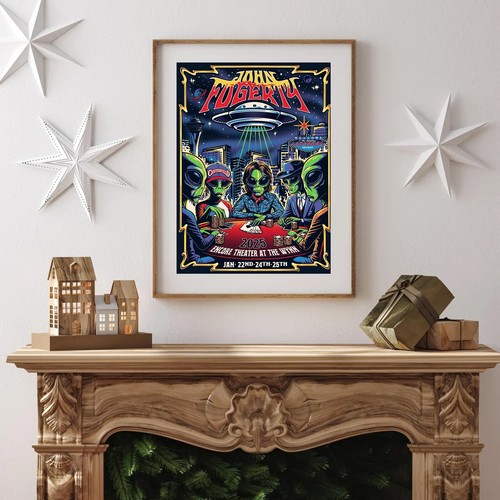 John Fogerty Tour In Las Vegas the Encore Theater Jan 24, 25 2025 Poster - Picture 5 of 8