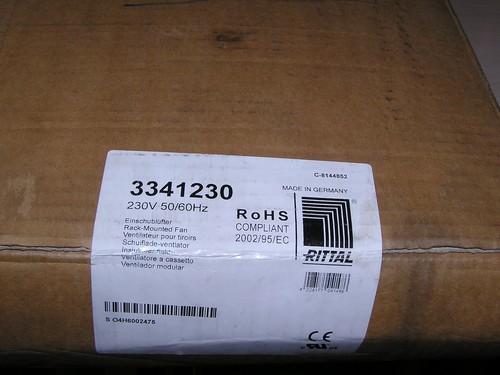 New - RITTAL 3341230 Rack-mounted fan 19" SK 3341.230 230V max 480 m³/h sealed - Afbeelding 2 van 3