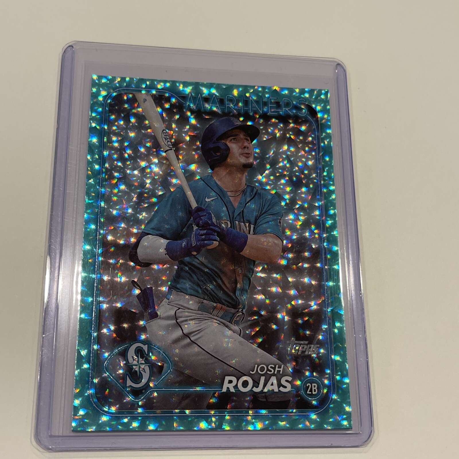 2024 Topps Series 2 - Aqua Foil #487 Josh Rojas 168/399